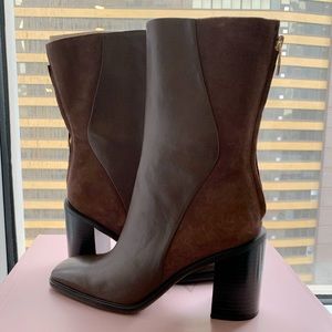 Franco Sarto NIB Steviana Leather/Suede Booties